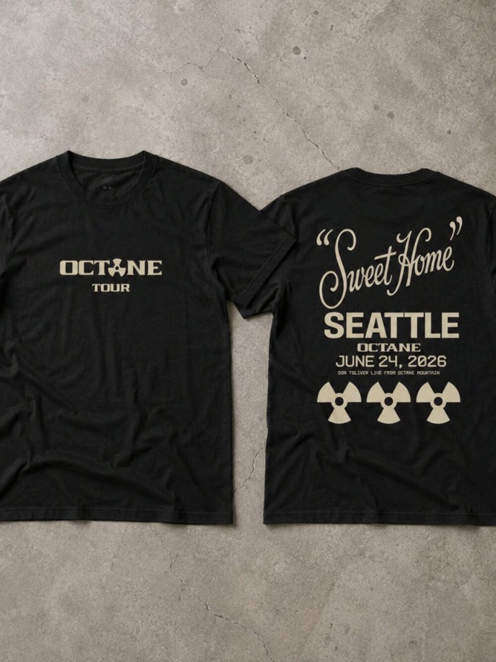 Don Toliver Octane Sweet Home Seattle June 24 2026 Double Sided T-Shirt